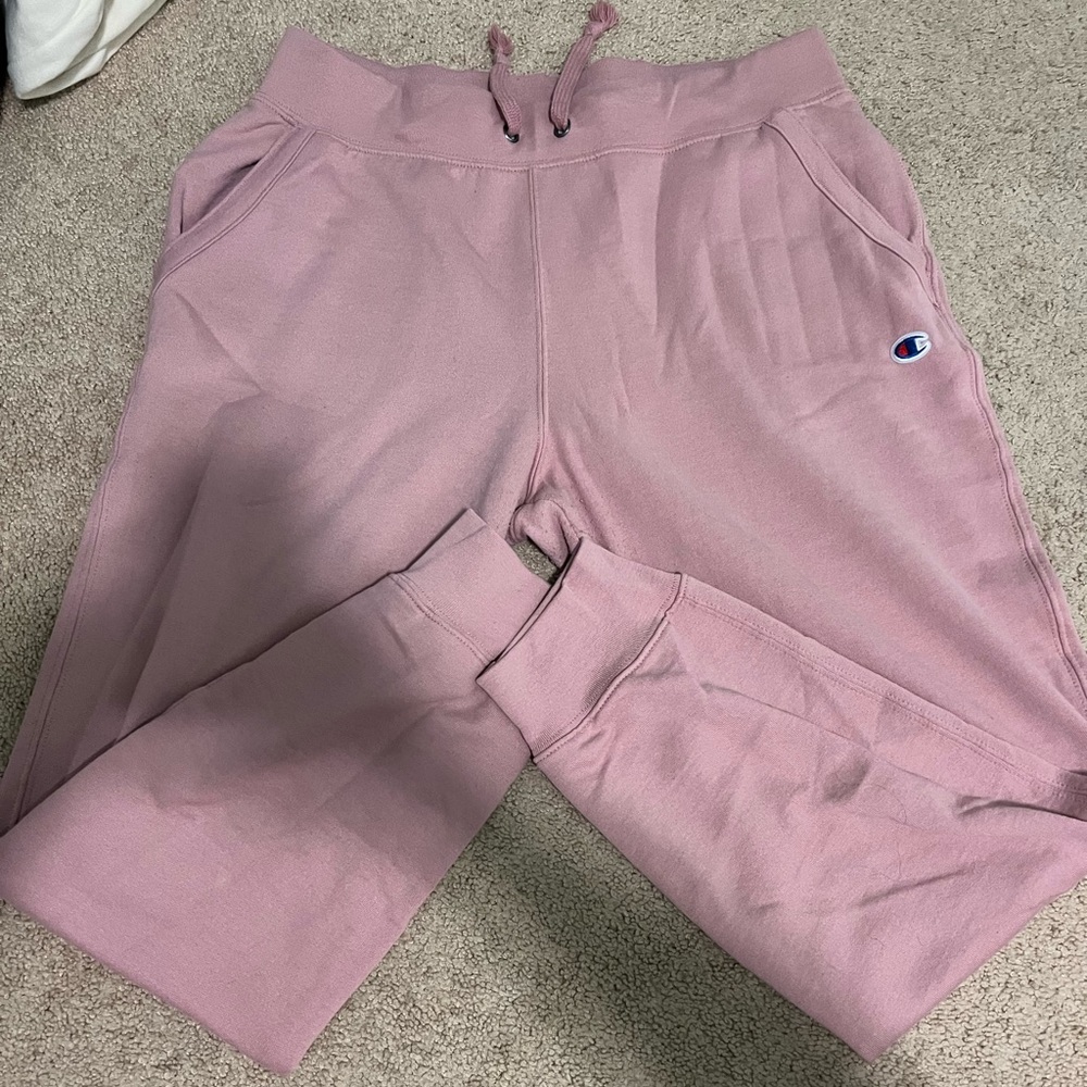 Pink Champion Sweatpants with pockets